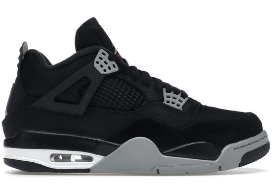 Air Jordan 4 Black Canvas